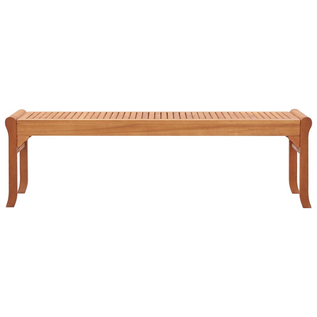 vidaXL 3-os. ławka ogrodowa, 150 cm, lite drewno eukaliptusowe