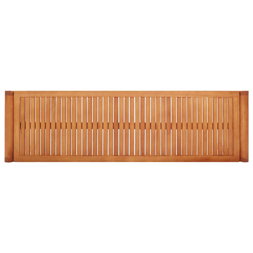 vidaXL 3-os. ławka ogrodowa, 150 cm, lite drewno eukaliptusowe