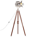 vidaXL Lampa podłogowa na trójnogu, lite drewno mango, 180 cm