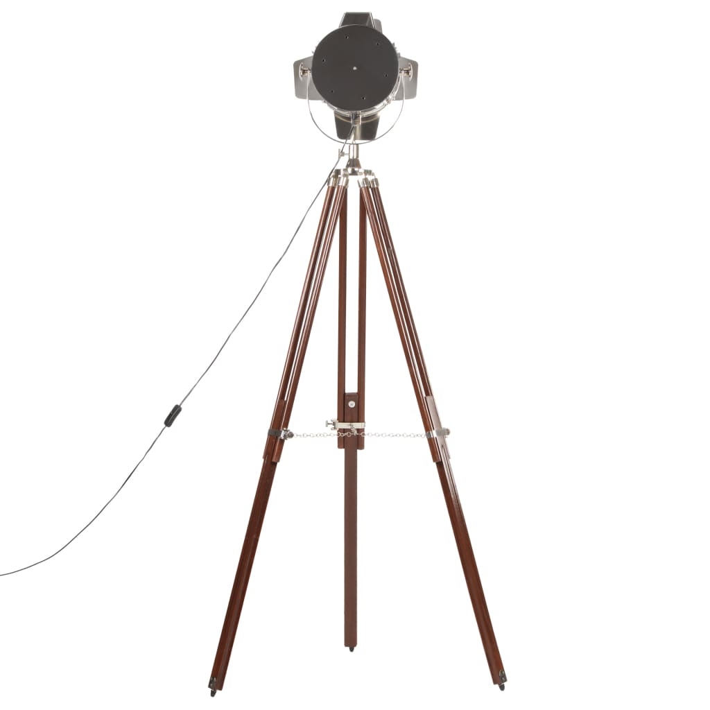 vidaXL Lampa podłogowa na trójnogu, lite drewno mango, 180 cm