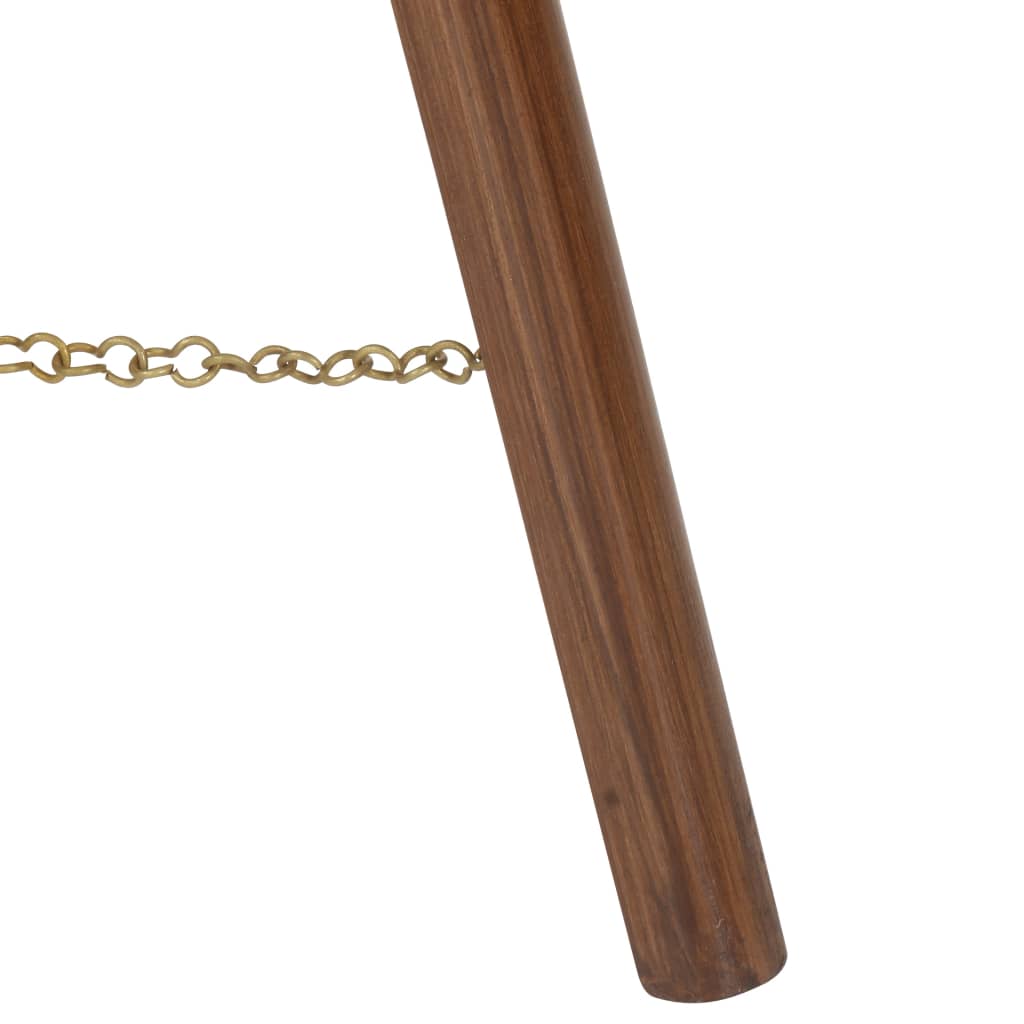 vidaXL Lampa podłogowa na trójnogu, lite drewno mango, 97 cm