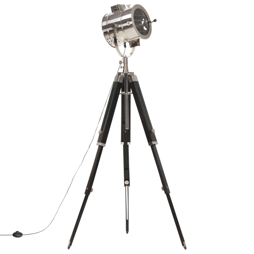 vidaXL Lampa podłogowa na trójnogu, lite drewno mango, 165 cm