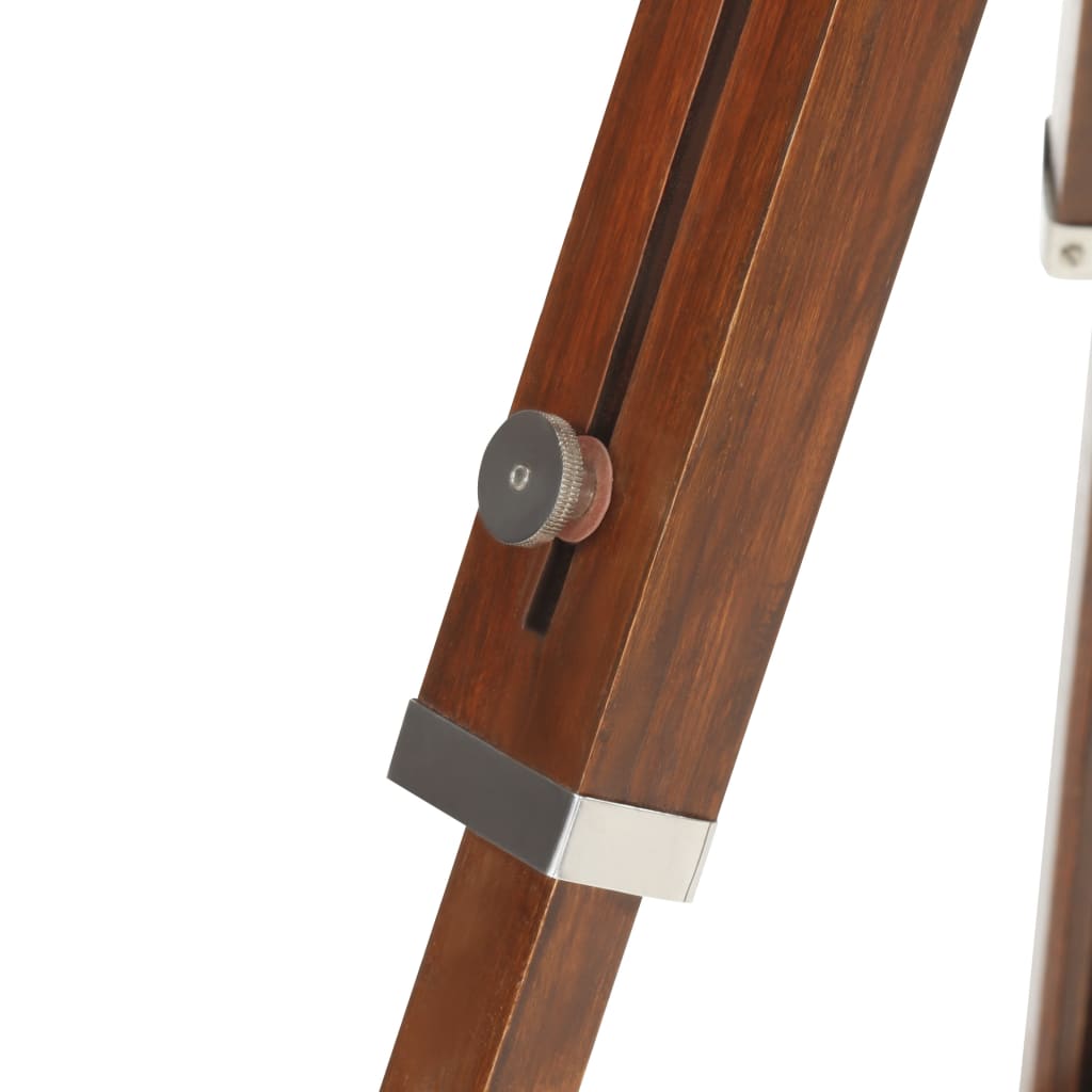 vidaXL Lampa podłogowa na trójnogu, lite drewno mango, 165 cm