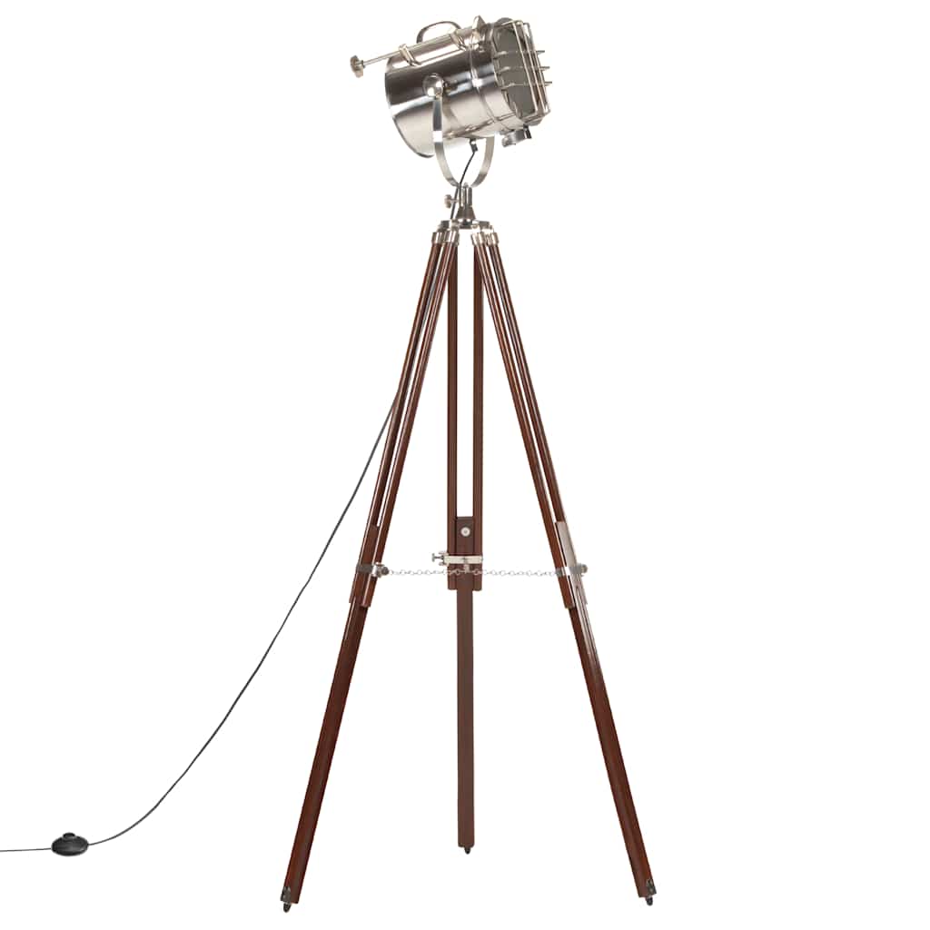 vidaXL Lampa podłogowa na trójnogu, lite drewno mango, 180 cm