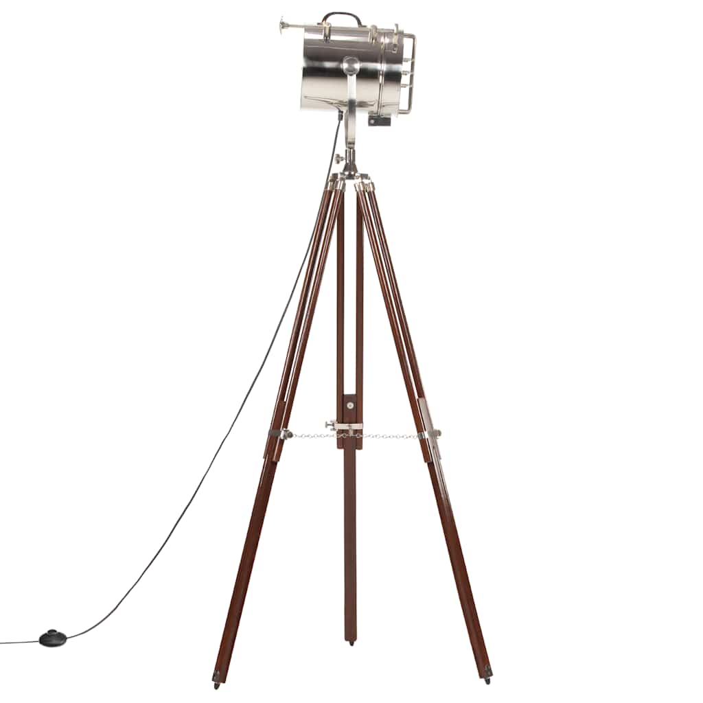 vidaXL Lampa podłogowa na trójnogu, lite drewno mango, 180 cm