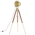 vidaXL Lampa podłogowa na trójnogu, lite drewno mango, 193 cm