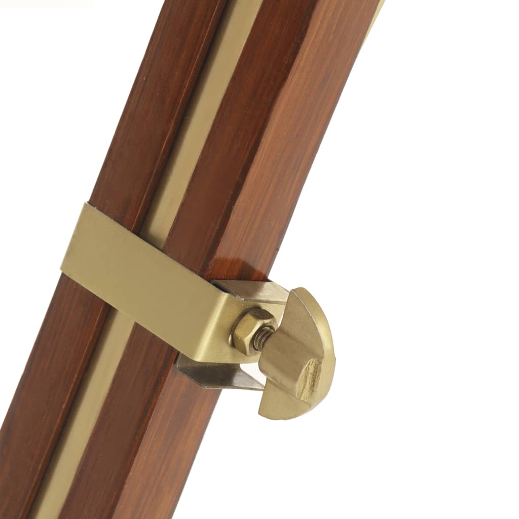 vidaXL Lampa podłogowa na trójnogu, lite drewno mango, 193 cm