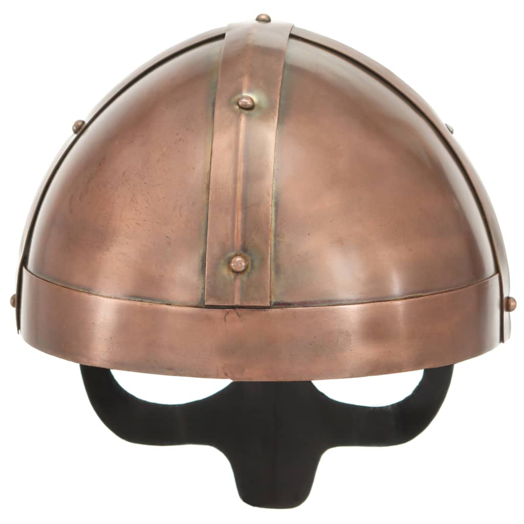 vidaXL Replika zabytkowego hełmu Wikinga, LARP, stal miedziana