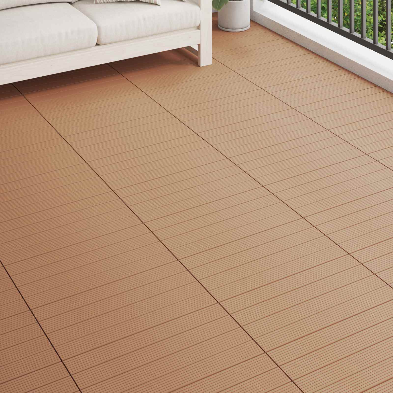 vidaXL Płytka Tarasowa 6 pcs Brązowy 60 x 30 cm