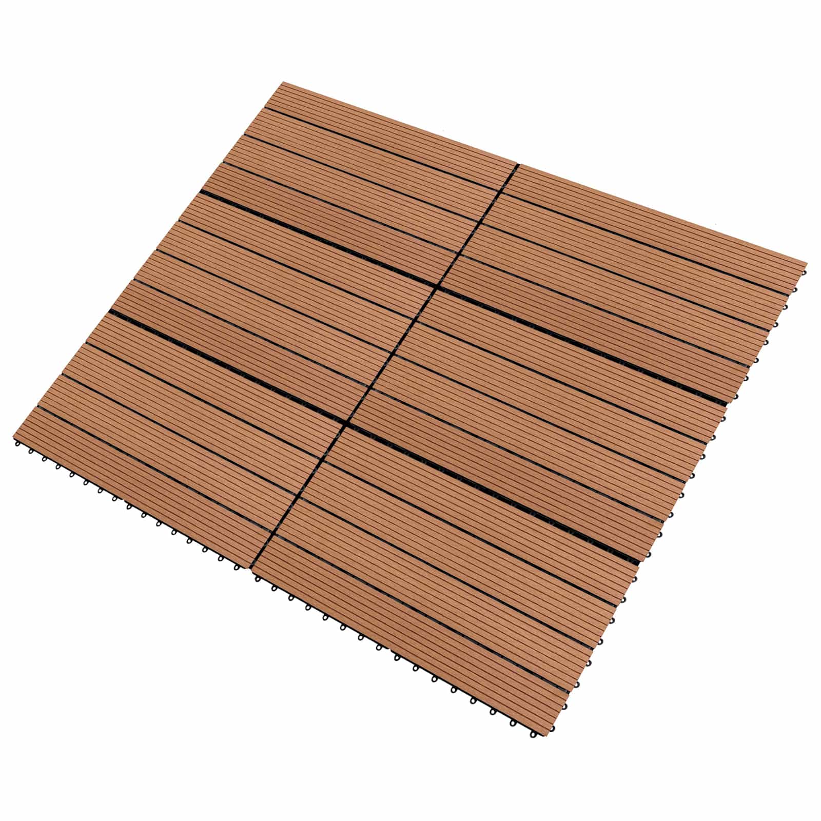 vidaXL Płytka Tarasowa 6 pcs Brązowy 60 x 30 cm