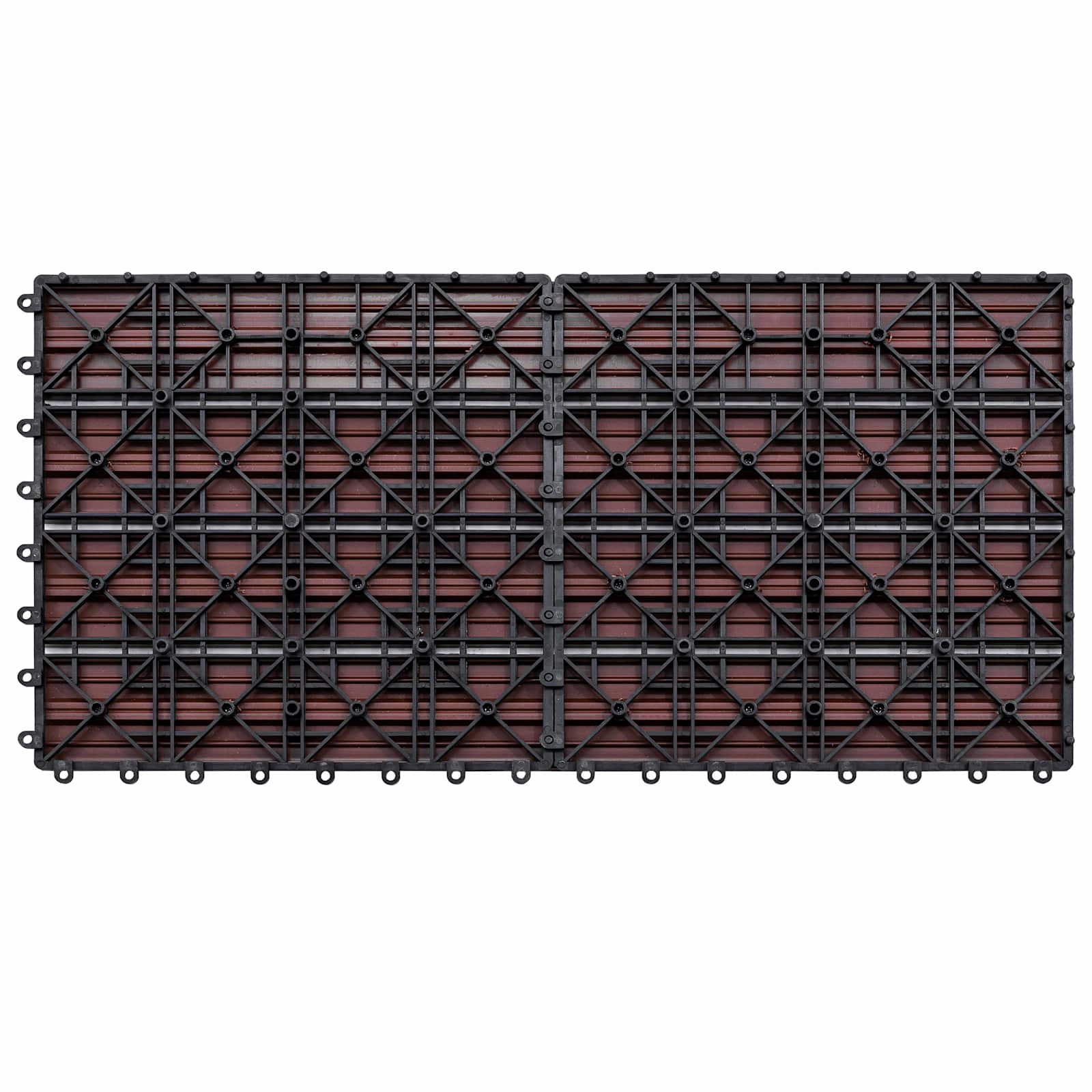 vidaXL Płytka Tarasowa 6 pcs Brązowy 60 x 30 cm