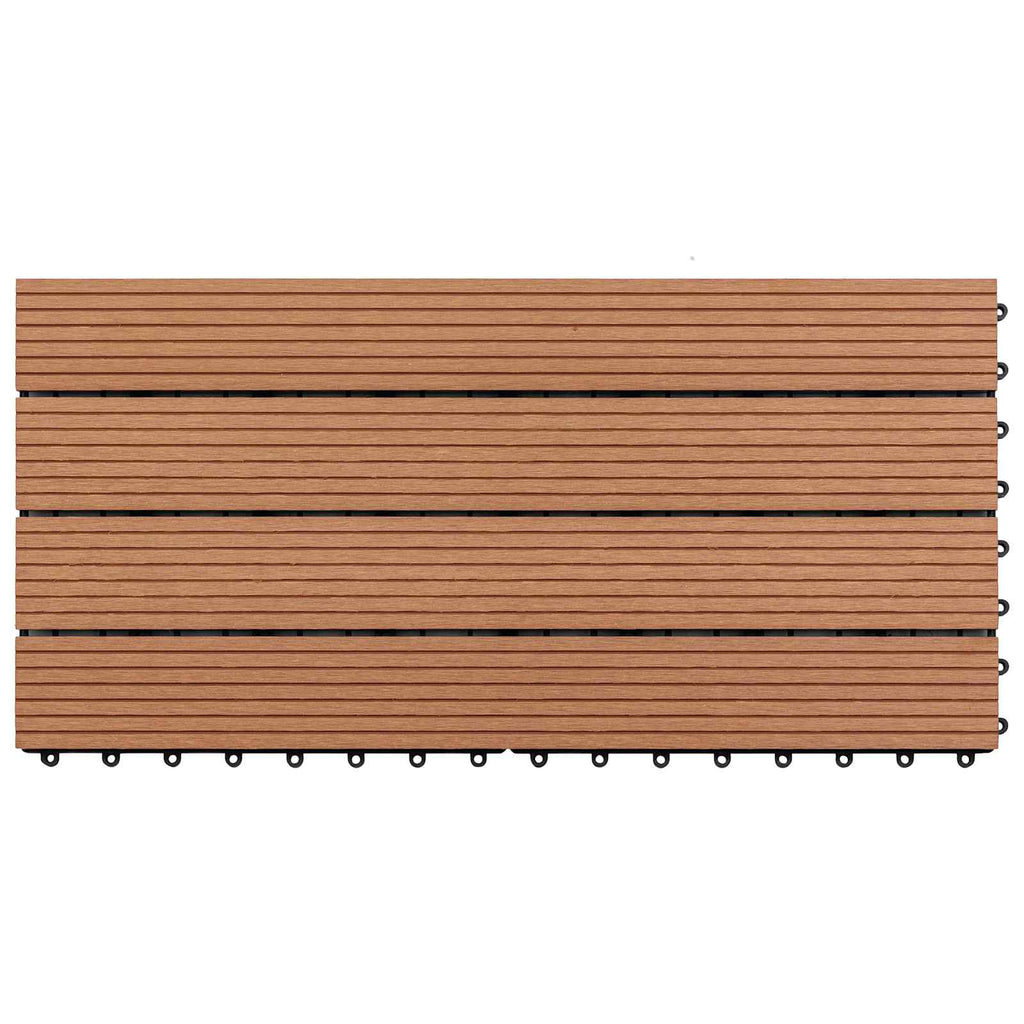 vidaXL Płytka Tarasowa 6 pcs Brązowy 60 x 30 cm