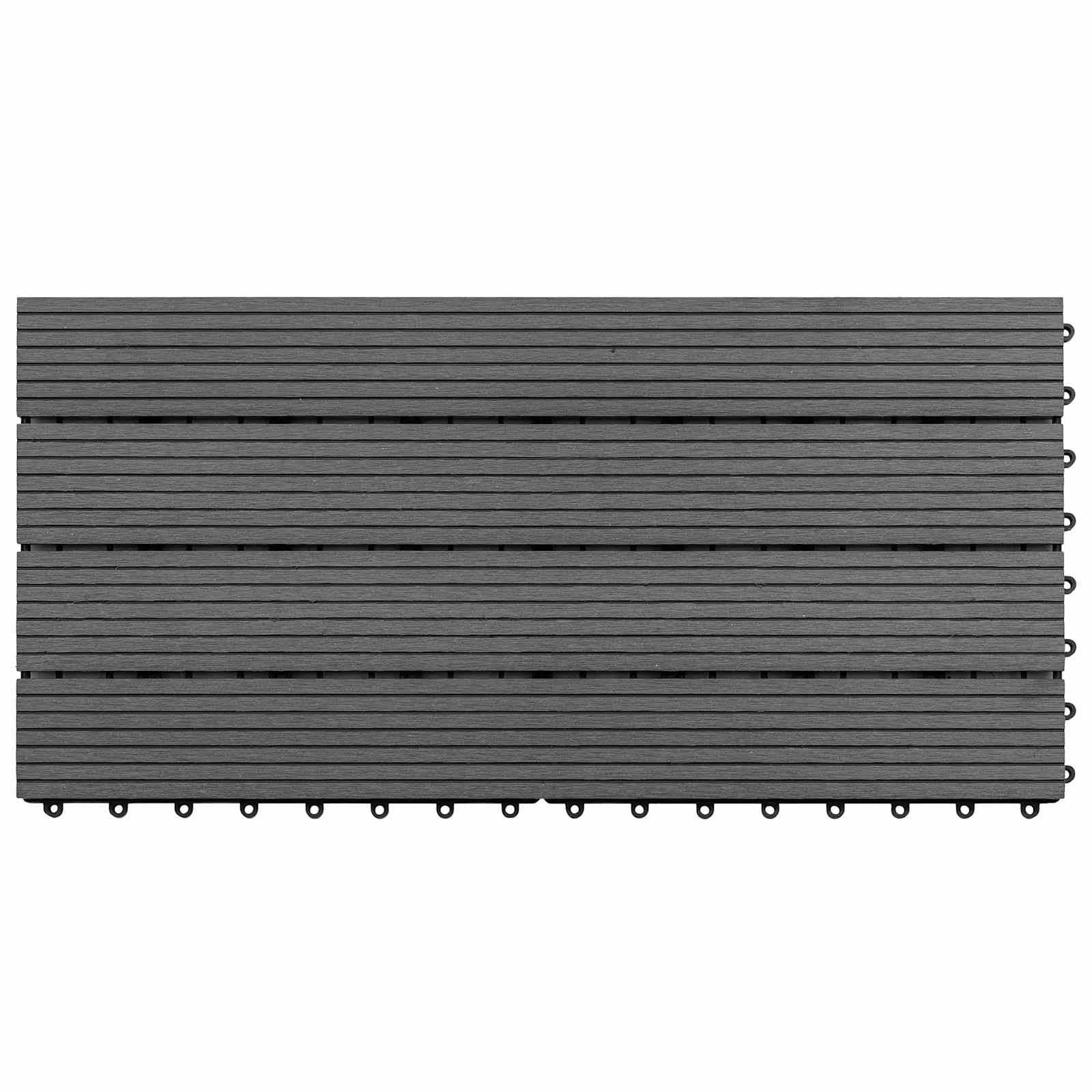 vidaXL Płytka Tarasowa 6 pcs Szary 60 x 30 cm
