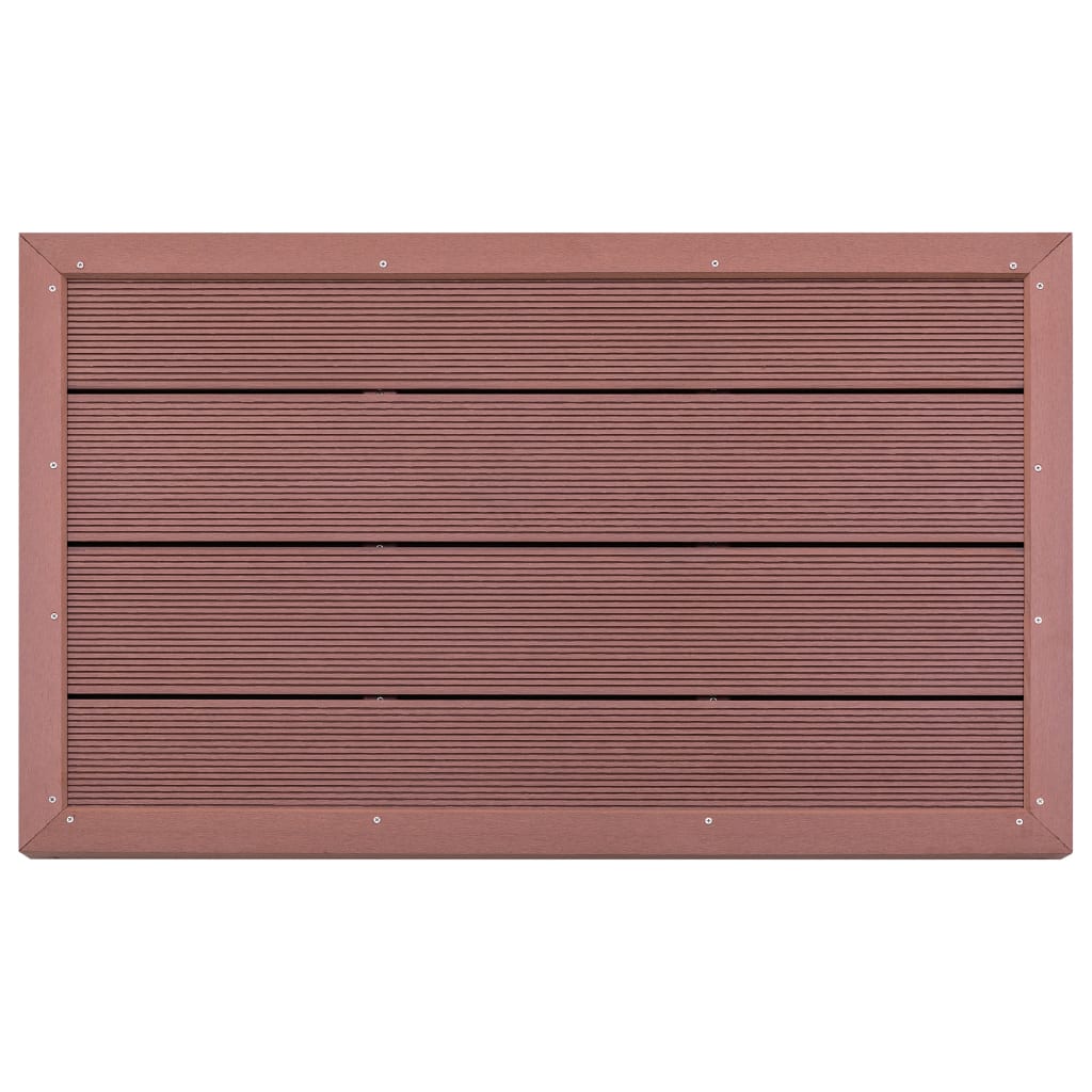 vidaXL Podstawa do prysznica solarnego, brązowa 101x63x5,5 cm, WPC