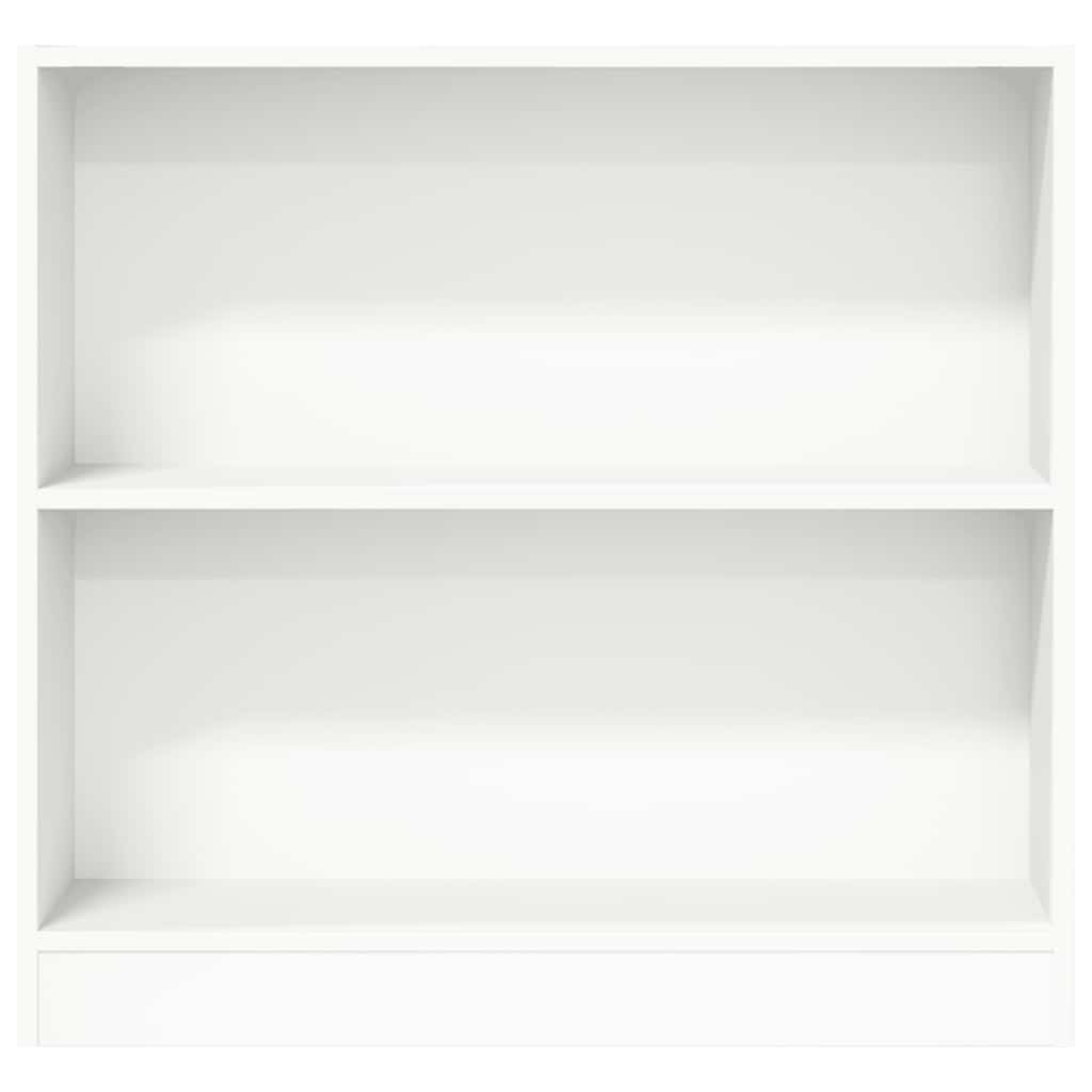 vidaXL Regał na książki Biały 80x24x75 cm Drewno klejone