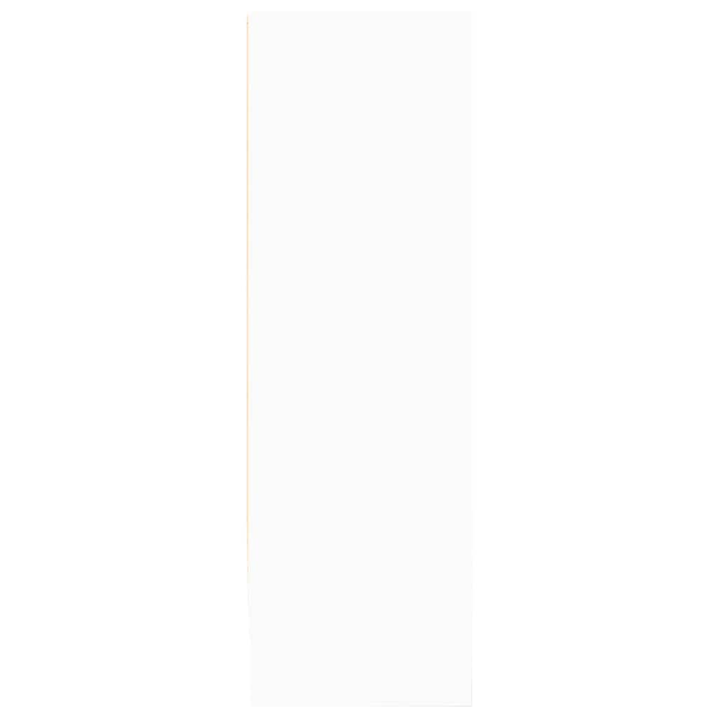 vidaXL Regał na książki Biały 80x24x75 cm Drewno klejone