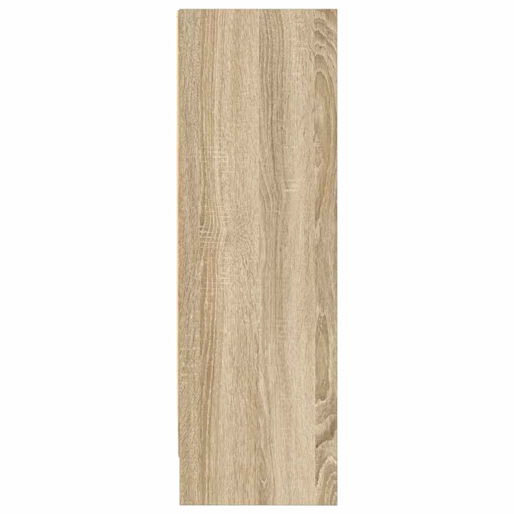 vidaXL Regał biblioteczny Sonoma Oak 80x24x75 cm Drewno klejone
