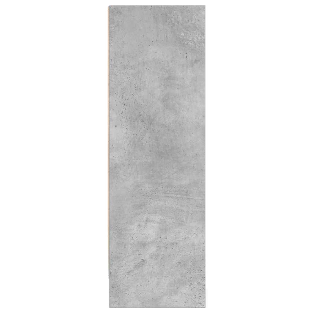 vidaXL Regał na książki, betonowy szary, 80x24x75 cm