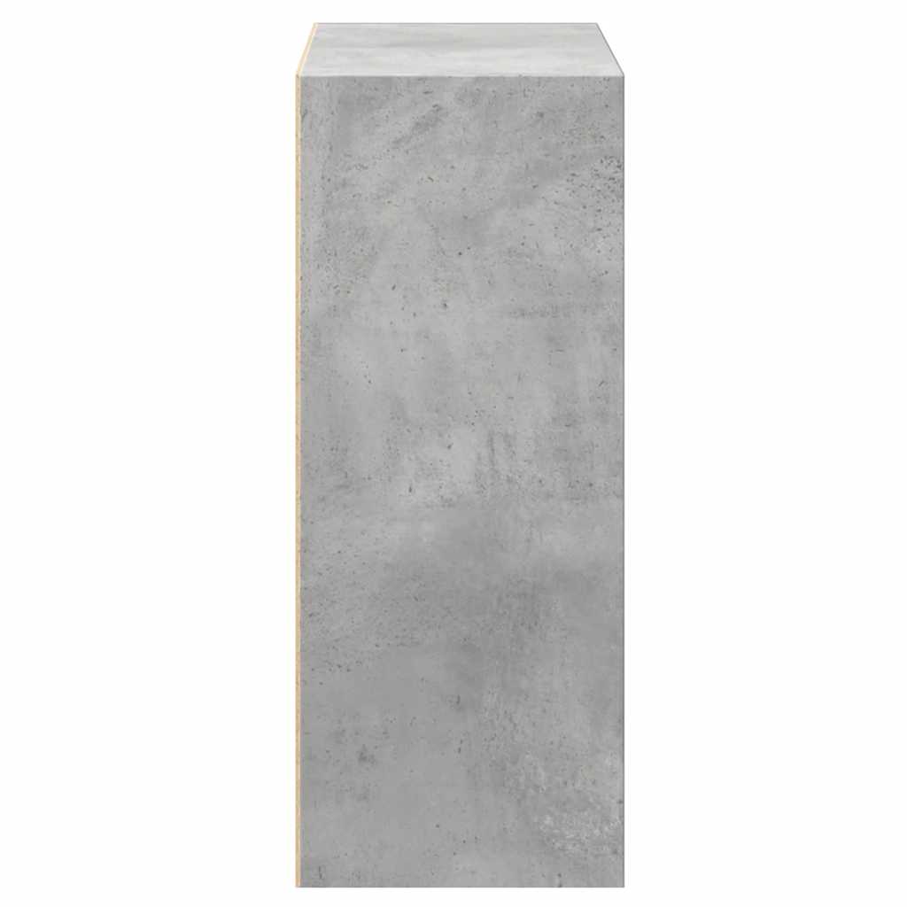 vidaXL 2-poziomowy regał, betonowy szary, 60x30x76,5 cm, płyta wiórowa