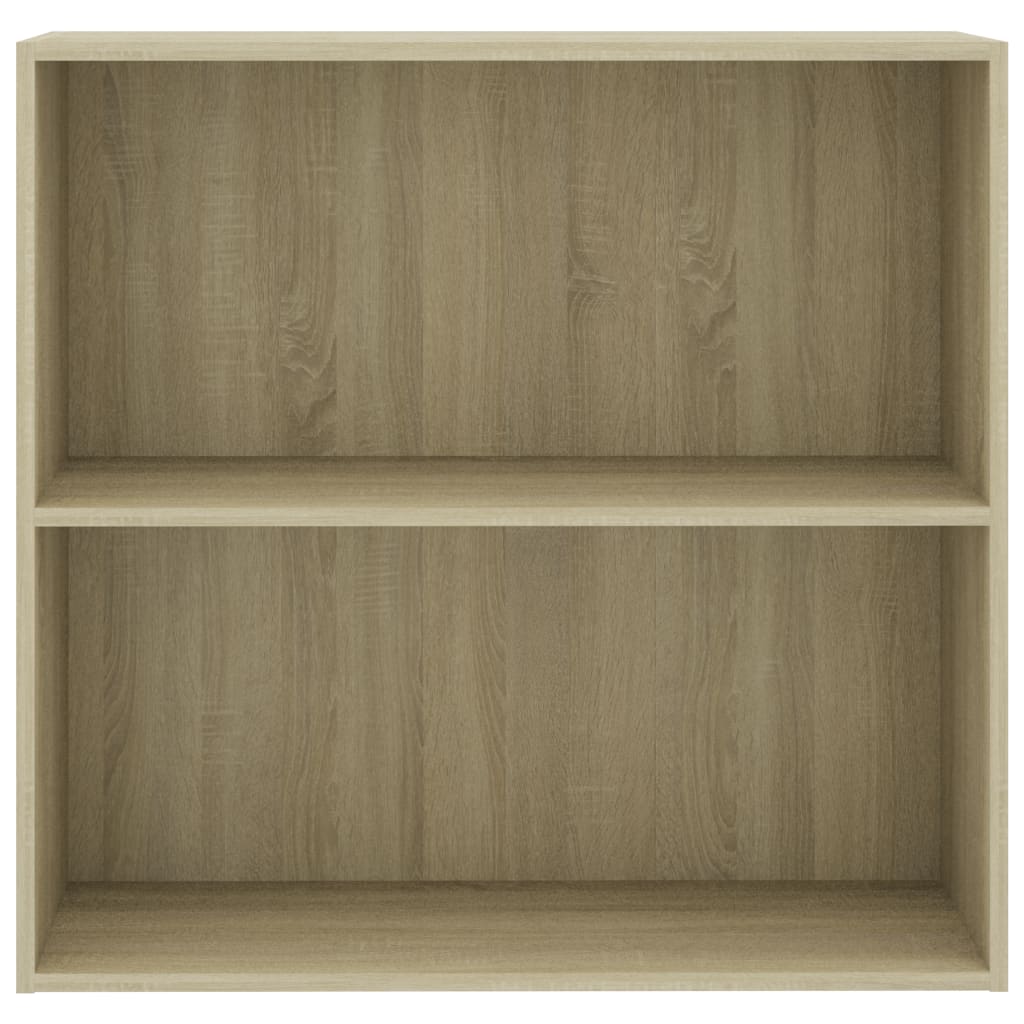 vidaXL Regał, dąb sonoma, 80x30x76,5 cm, materiał drewnopochodny