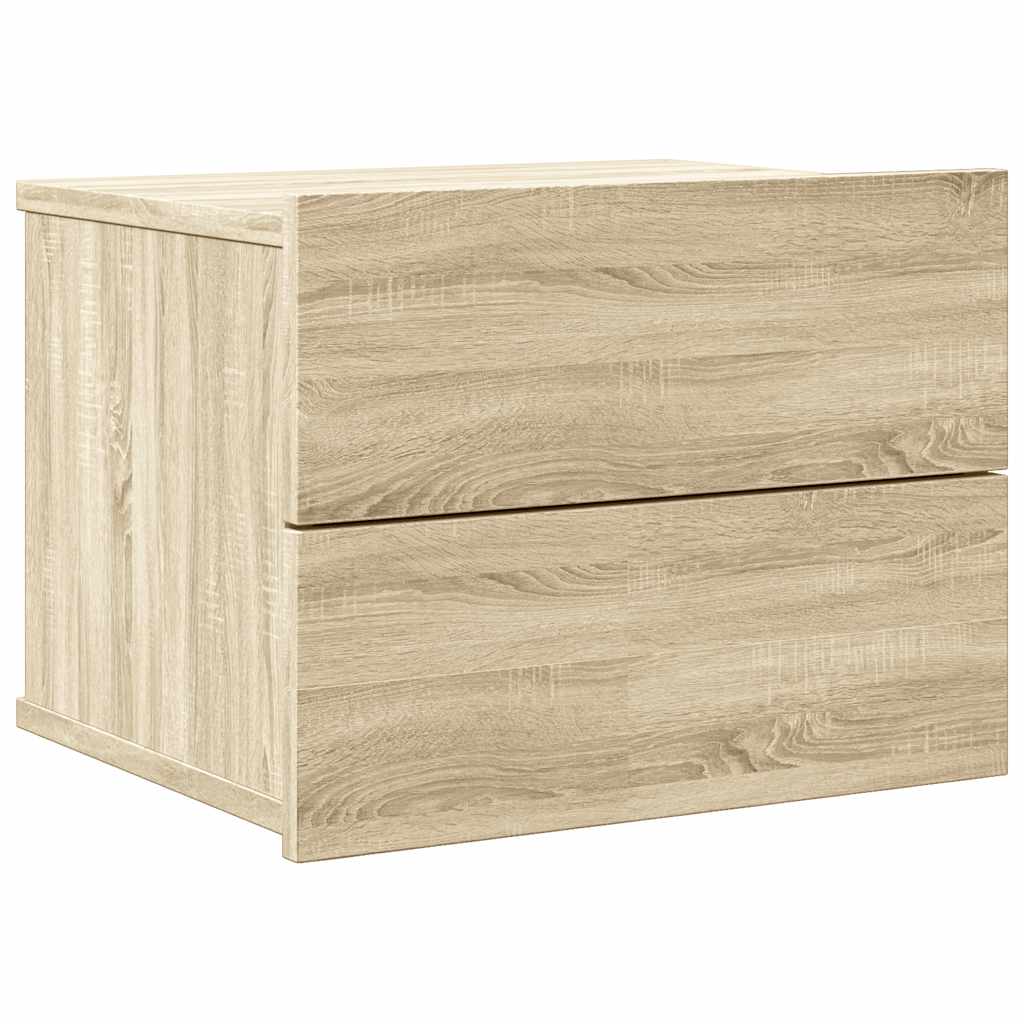vidaXL Szafka nocna, dąb sonoma, 40x30x30 cm, materiał drewnopochodny