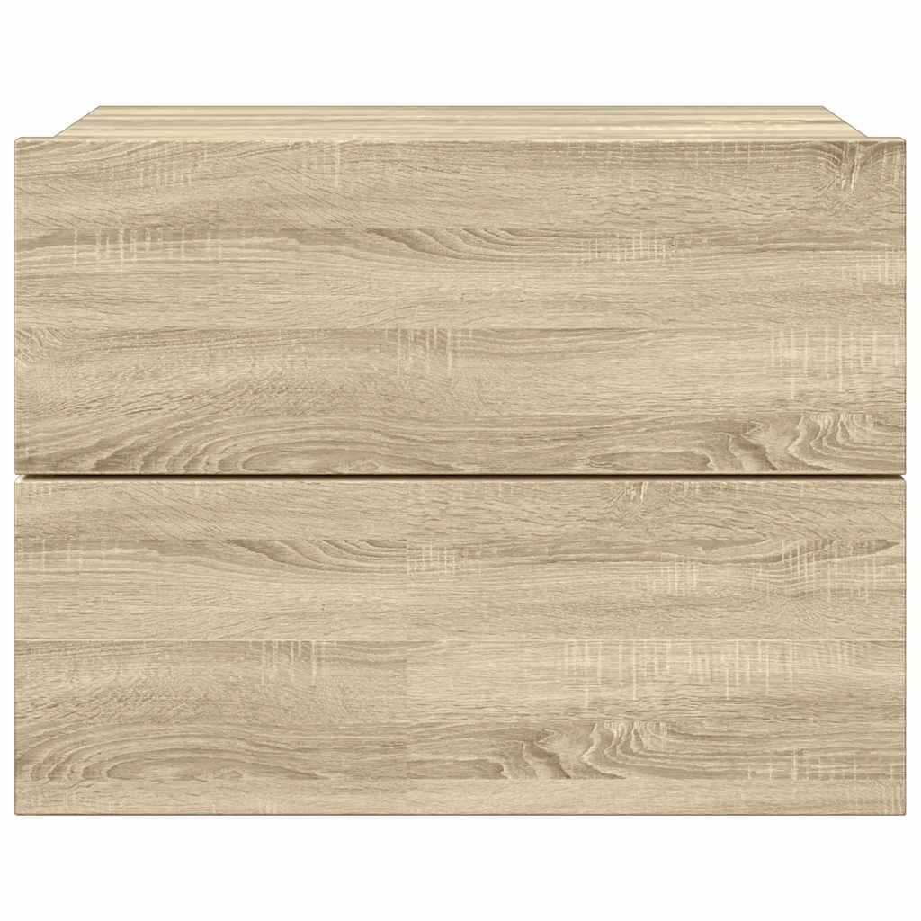 vidaXL Szafka nocna, dąb sonoma, 40x30x30 cm, materiał drewnopochodny