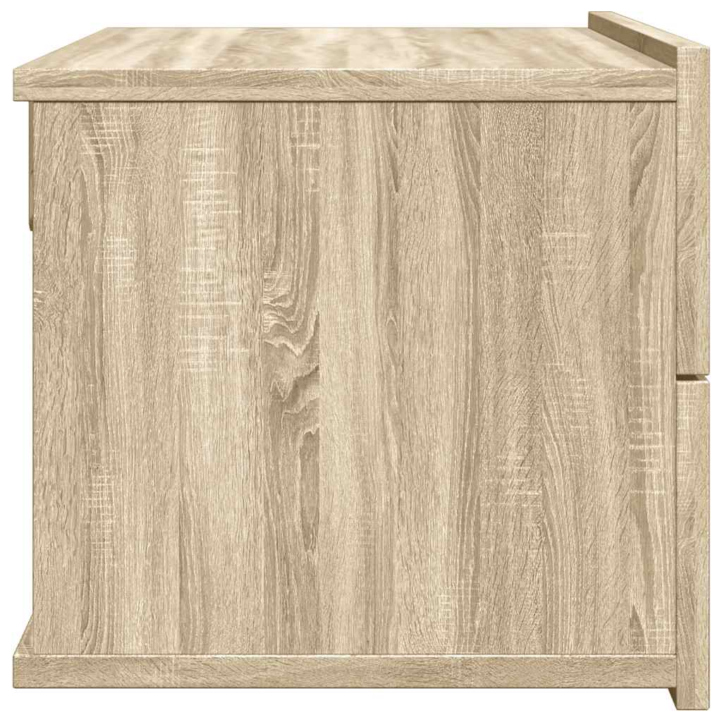 vidaXL Szafka nocna, dąb sonoma, 40x30x30 cm, materiał drewnopochodny