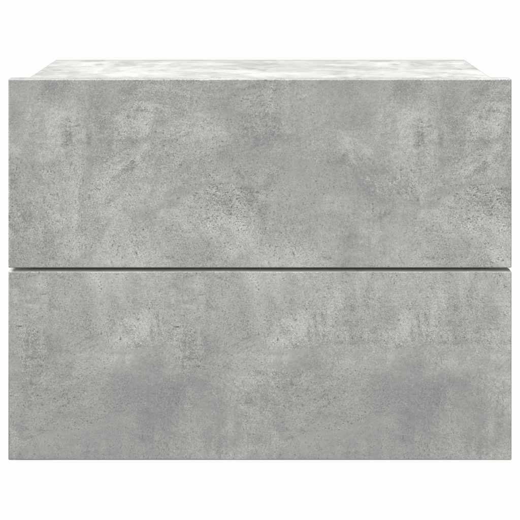 vidaXL Szafka nocna, betonowy szary, 40x30x30 cm