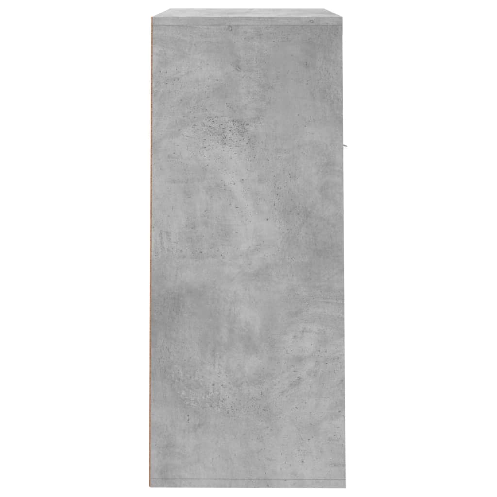 vidaXL Szafka na buty, szarość betonu, 60x35x84 cm