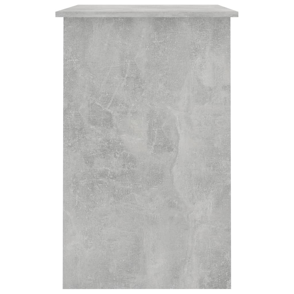 vidaXL Biurko, szarość betonu, 100x50x76 cm, materiał drewnopochodny