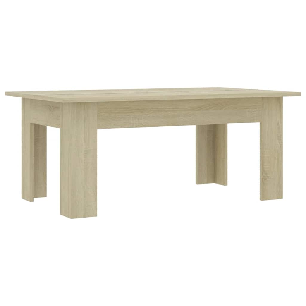 vidaXL Stolik kawowy, dąb sonoma 100x60x42 cm, materiał drewnopochodny