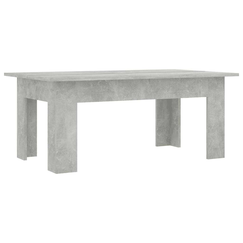 vidaXL Stolik kawowy, betonowy, 100x60x42 cm, materiał drewnopochodny