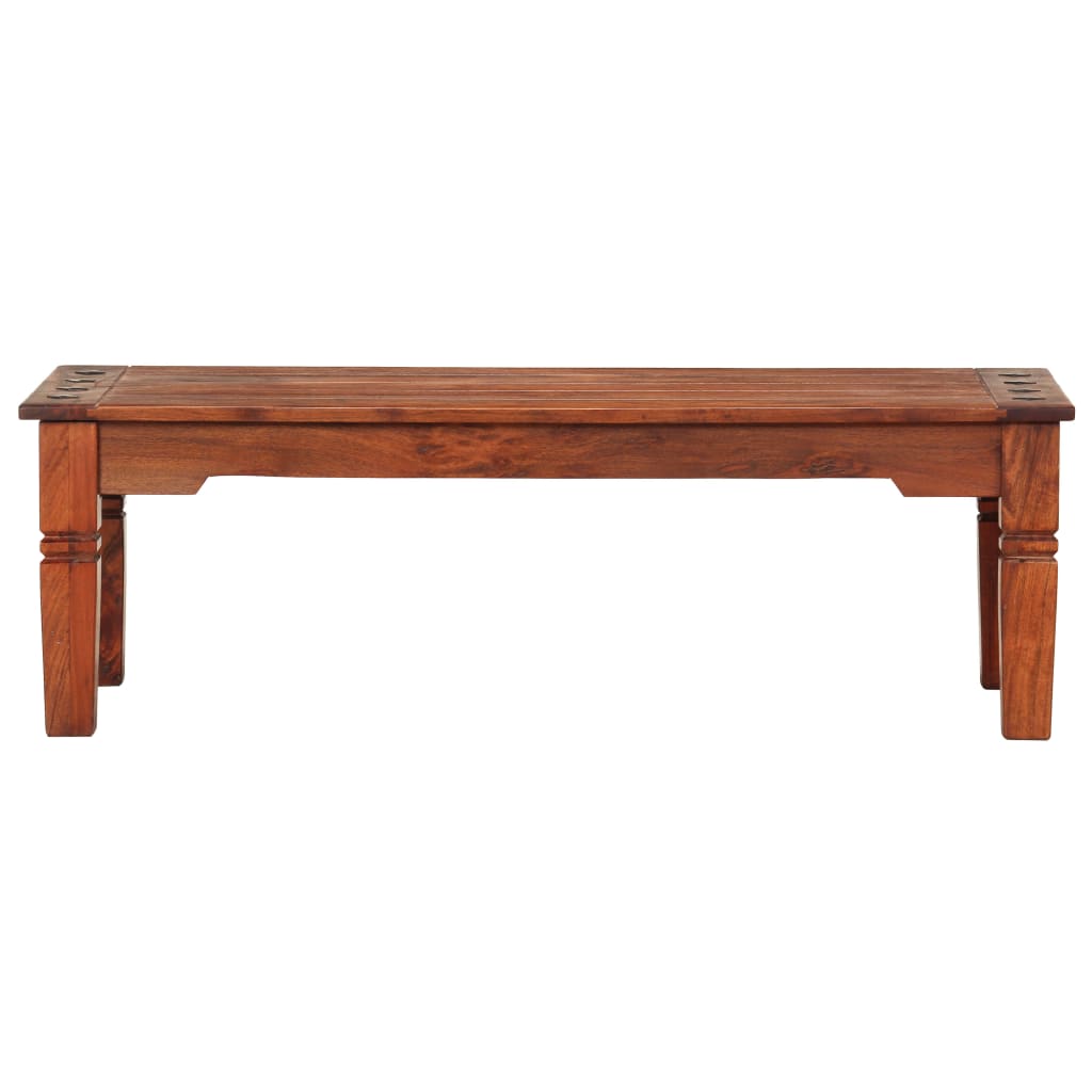 vidaXL Stolik kawowy, 110x50x35 cm, lite drewno akacjowe