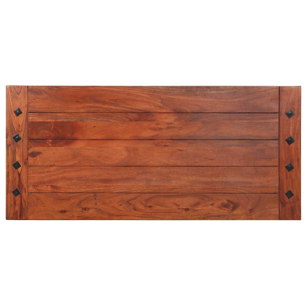 vidaXL Stolik kawowy, 110x50x35 cm, lite drewno akacjowe
