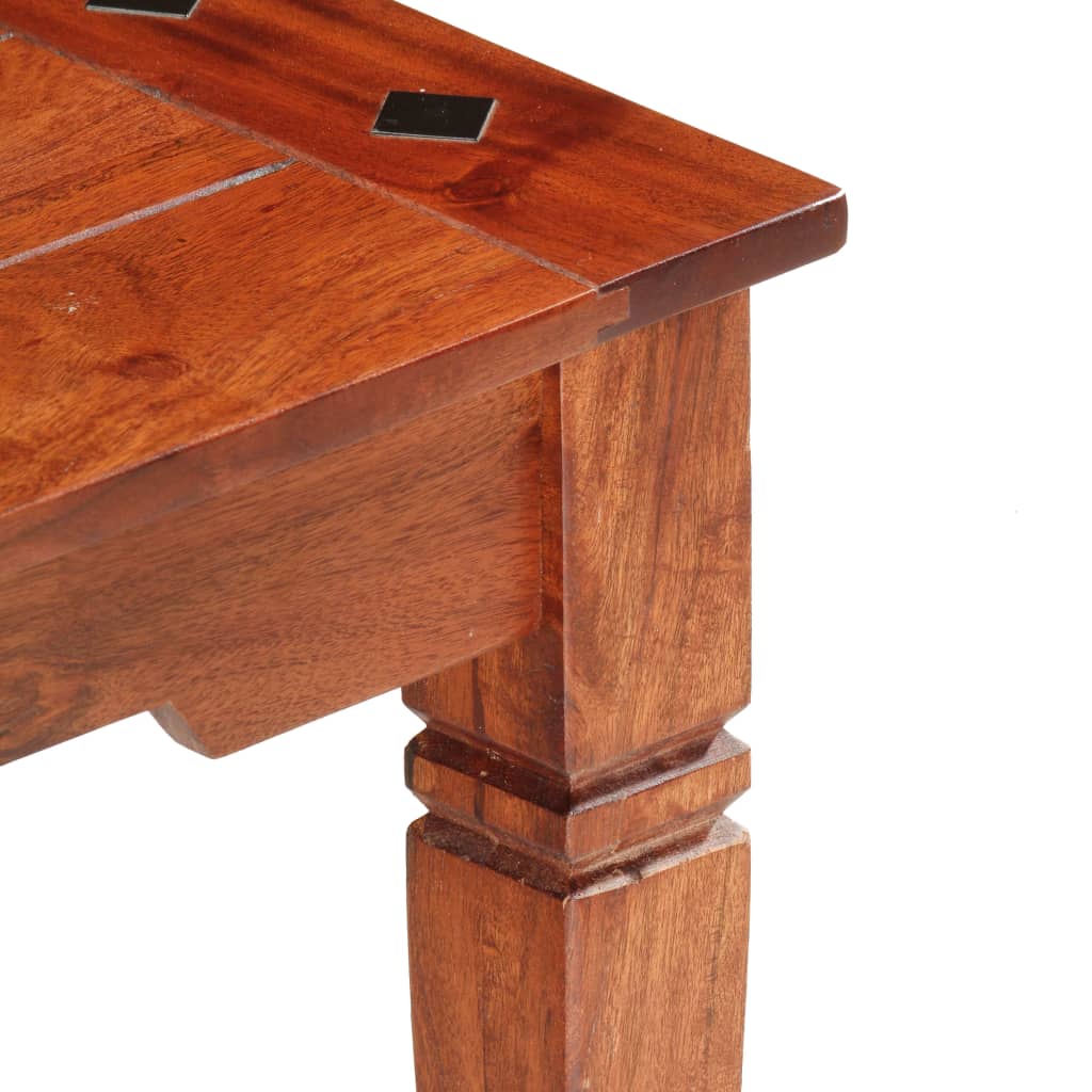 vidaXL Stolik kawowy, 110x50x35 cm, lite drewno akacjowe