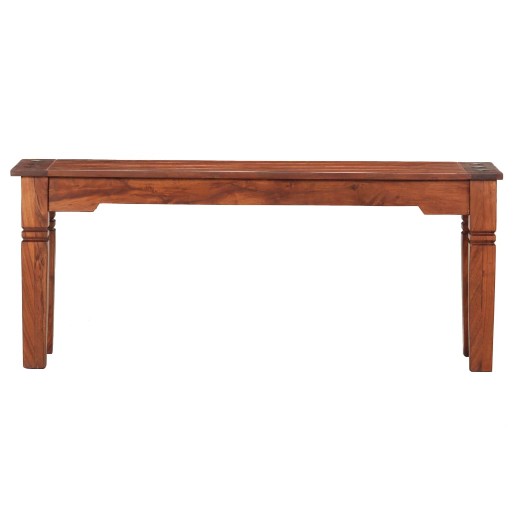 vidaXL Ławka, 110 cm, lite drewno akacjowe