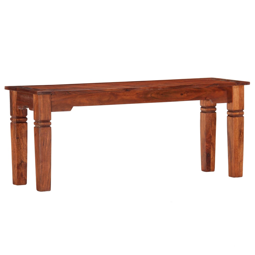 vidaXL Ławka, 110 cm, lite drewno akacjowe