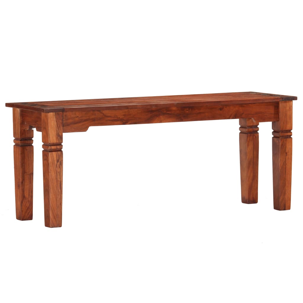 vidaXL Ławka, 110 cm, lite drewno akacjowe