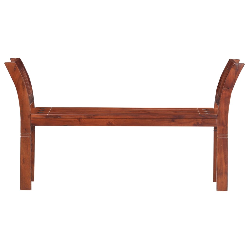 vidaXL Ławka, 111 cm, lite drewno akacjowe