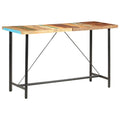 vidaXL Stolik barowy, 180x70x107 cm, lite drewno z odzysku