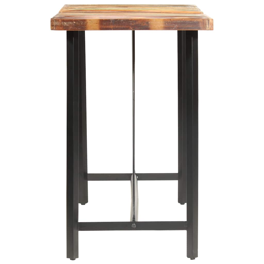 vidaXL Stolik barowy, 180x70x107 cm, lite drewno z odzysku