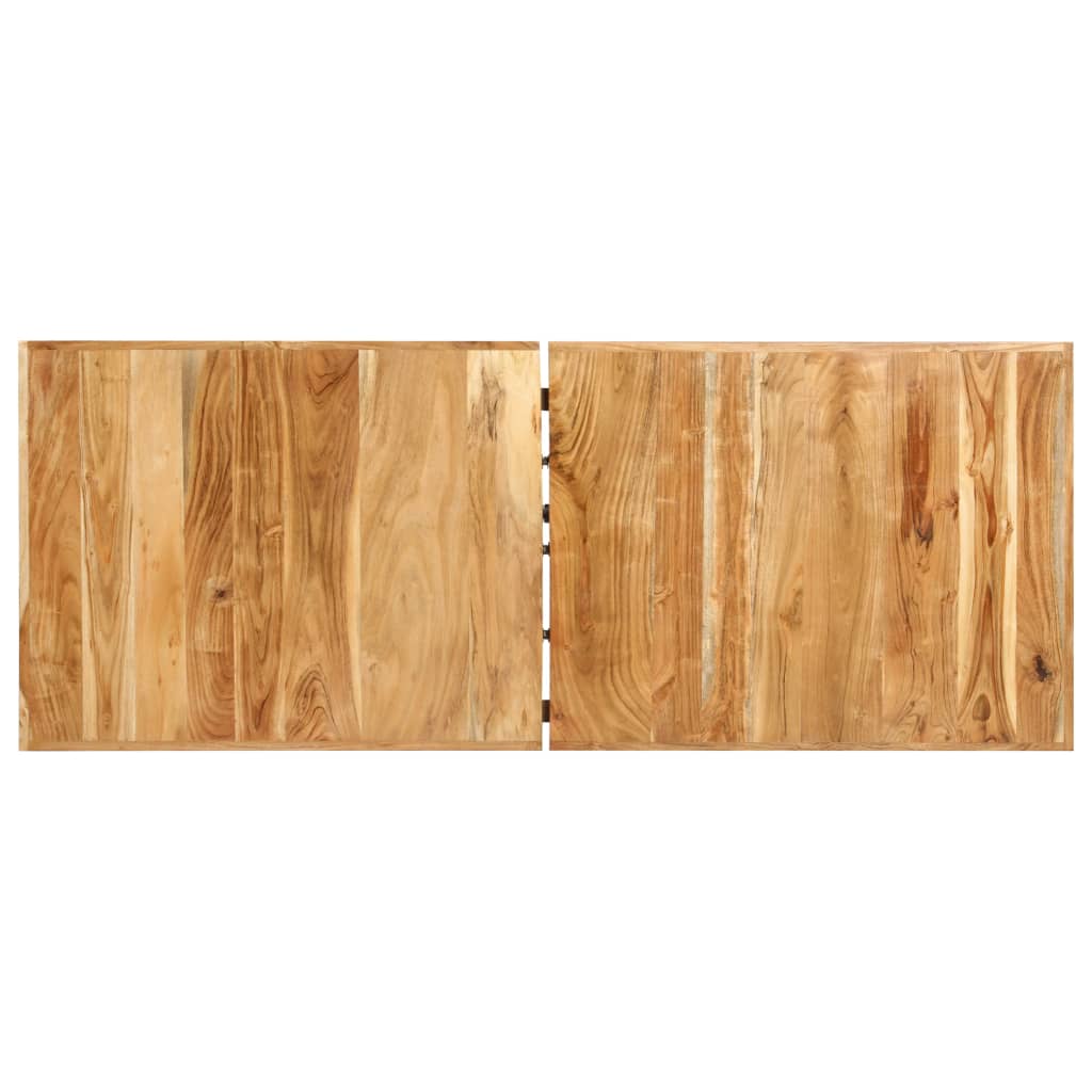 vidaXL Stolik barowy, 180x70x107 cm, lite drewno akacjowe