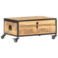 vidaXL Stolik kawowy, 70x50x33 cm, lite drewno mango
