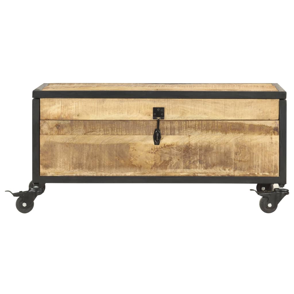 vidaXL Stolik kawowy, 70x50x33 cm, lite drewno mango