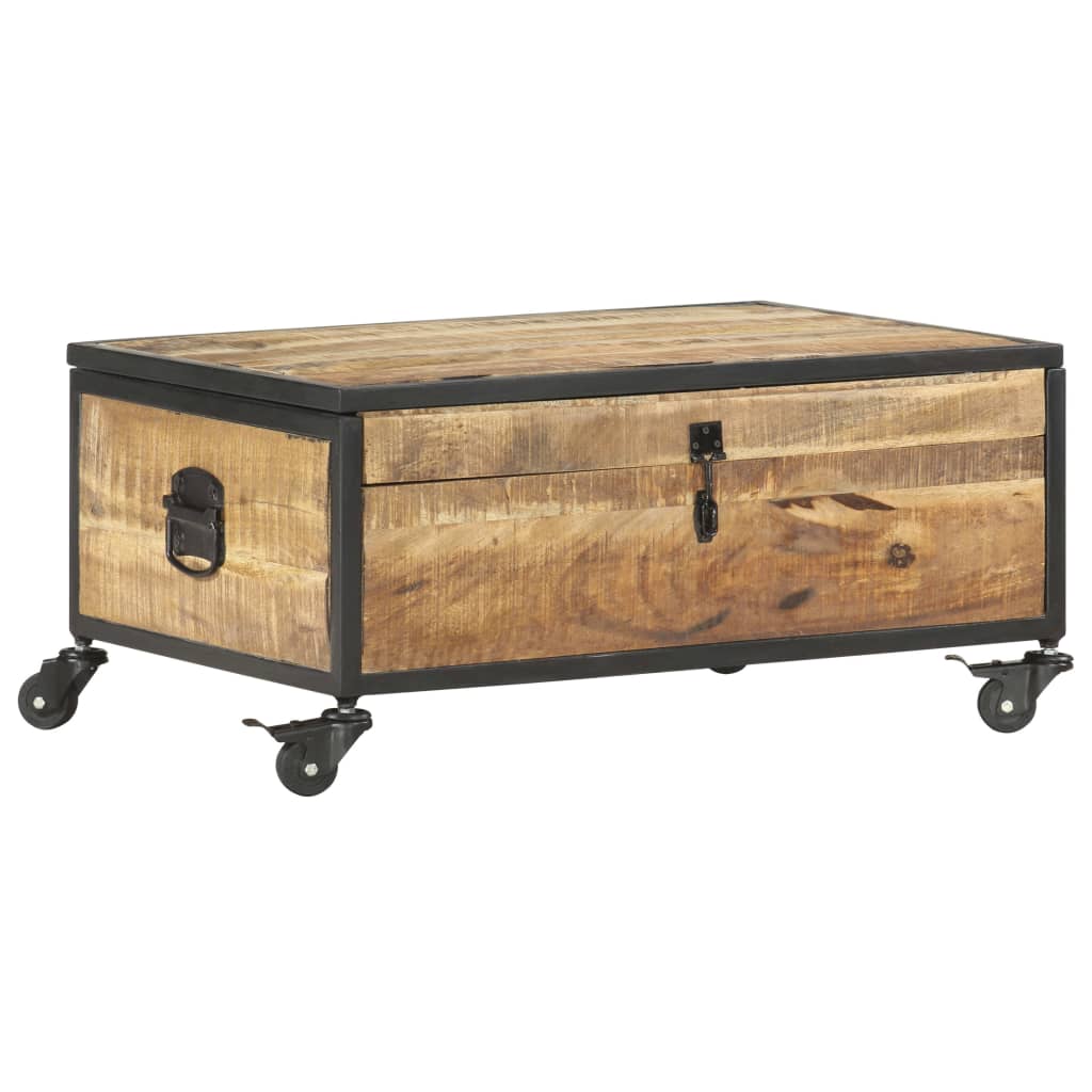 vidaXL Stolik kawowy, 70x50x33 cm, lite drewno mango