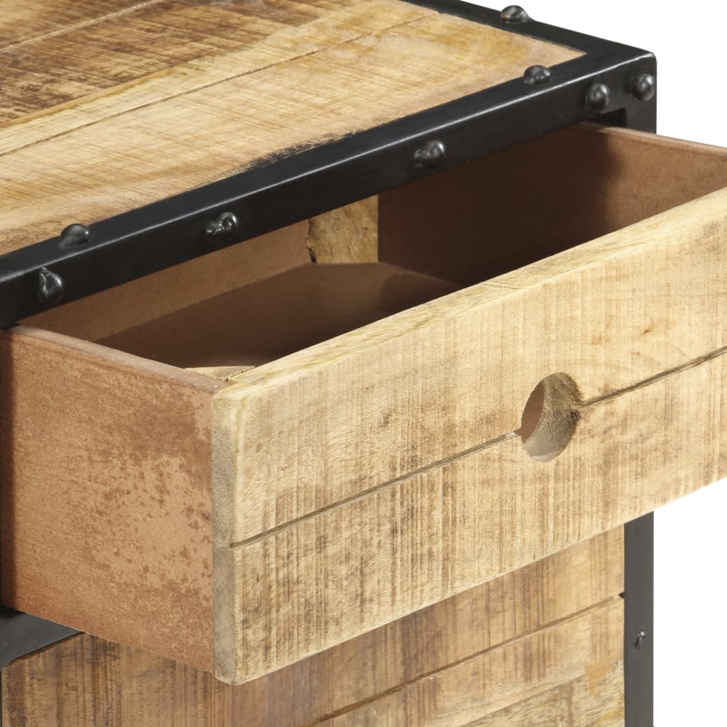 vidaXL Szafka nocna, 40x30x50 cm, surowe drewno mango