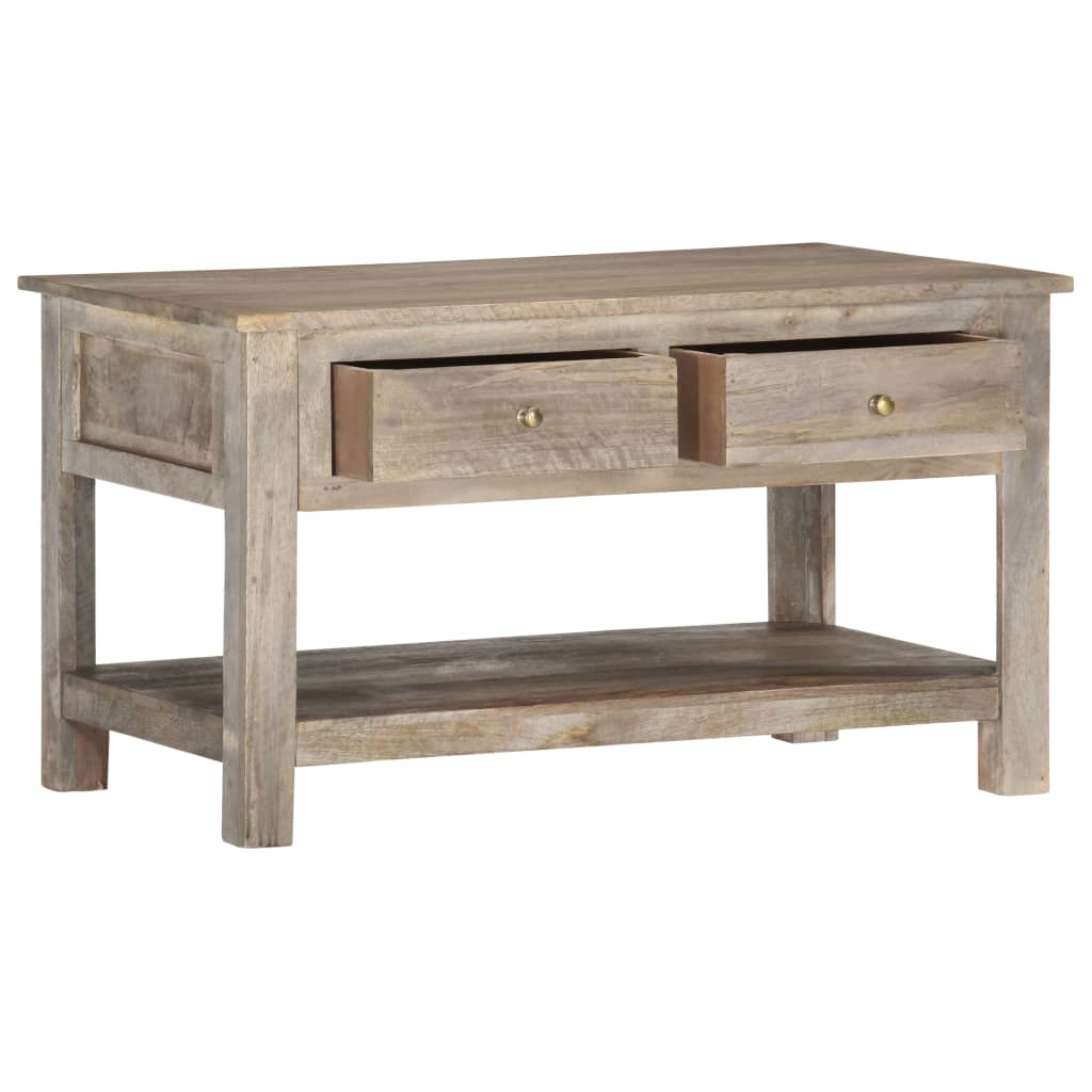 vidaXL Stolik kawowy, 82x52x47 cm, lite drewno mango