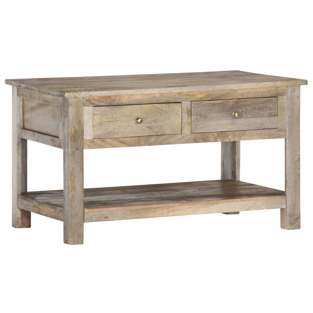 vidaXL Stolik kawowy, 82x52x47 cm, lite drewno mango