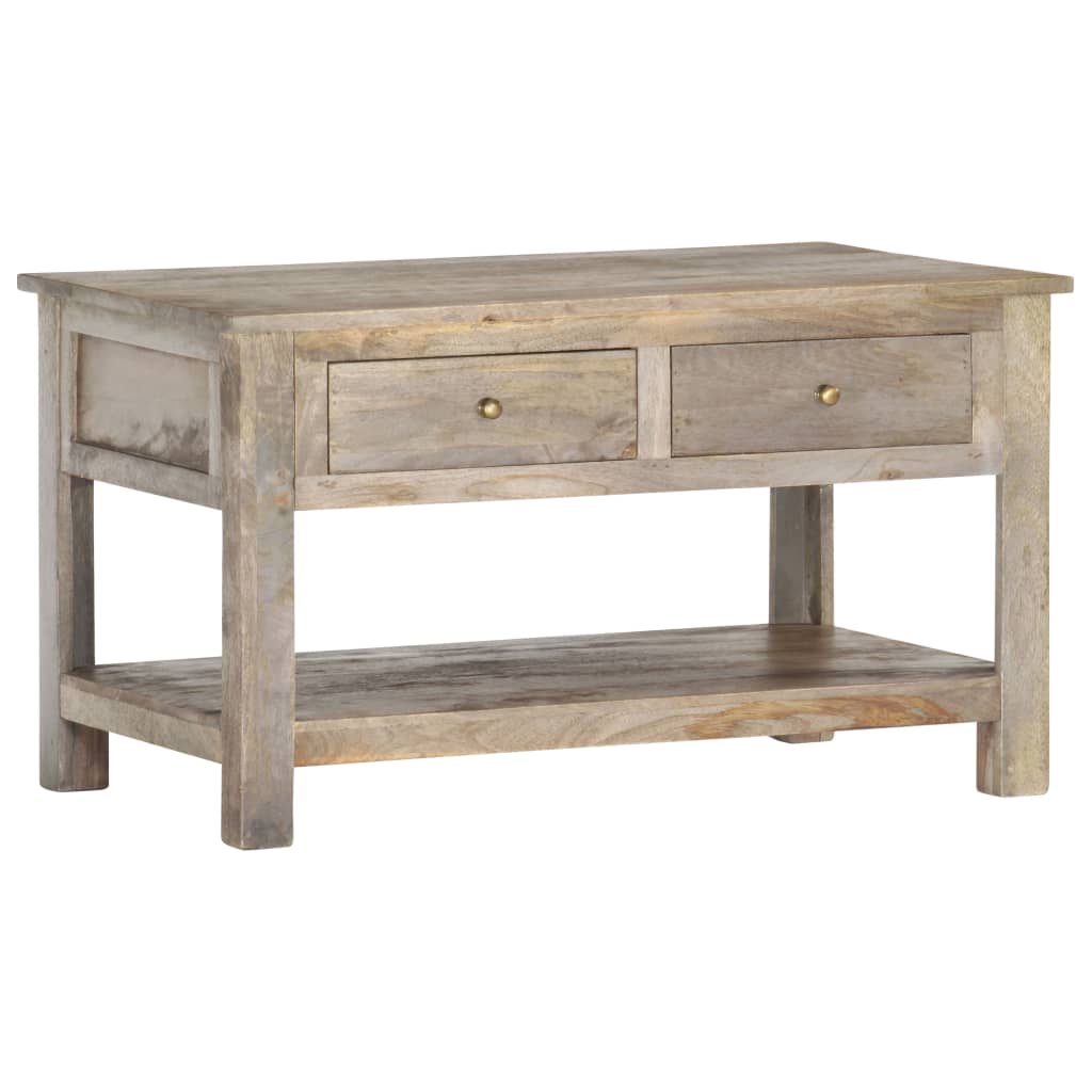 vidaXL Stolik kawowy, 82x52x47 cm, lite drewno mango