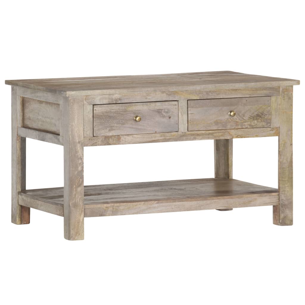 vidaXL Stolik kawowy, 82x52x47 cm, lite drewno mango